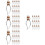 120Pcs Multipurpose Multi Glass Wishing Bottles with Cork Lids 7
