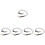 5Pcs Decorative Acrylic Chain Straps for Purse Handbag DIY Replacement 7