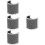 4Pcs Practical Grey Microphone Windscreen Cover U Shaped Shield 7