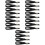 20Pcs Portable Black Hockey Chin Strap with Single Snap 7