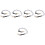 5Pcs Decorative Acrylic Chain Straps for Purse Handbag DIY Replacement 6