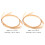 4Pcs Beige Bamboo Strips for DIY Crafts Wide Basket Weaving Material 3