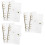 6Pcs Clear Plastic Planner Binder Covers Notebook Protectors 9