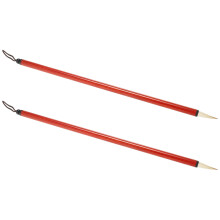 4St Professionele Chinese Kalligrafie Penselen Bamboe Donkerrood Set