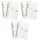 6Pcs Clear Plastic Planner Binder Covers Notebook Protectors 5