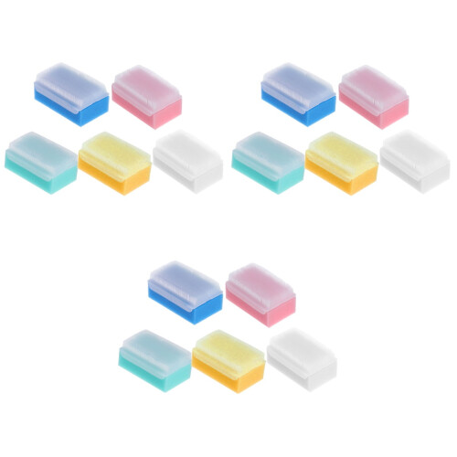 15Pcs Baby Bath Brush Multi-Color Soft Shower Scrubber for Massage 2
