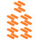 20Pcs Travel-Friendly Orange for Suede 4