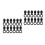 24Pcs Black ABS Camera Lens Protective Covers Simple Webcam Privacy 6