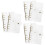 6Pcs Clear Plastic Planner Binder Covers Notebook Protectors 8