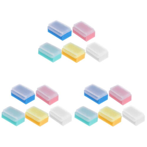 15Pcs Baby Bath Brush Multi-Color Soft Shower Scrubber for Massage 1
