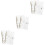 6Pcs Clear Plastic Planner Binder Covers Notebook Protectors 7