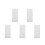 50Pcs White High-Density Foam Strips Multi-Purpose Seal Gap Filler 9
