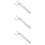 3Pcs Silver Metal Fire Sprinkler Wrench Tool Set Easy Installation 10