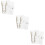 6Pcs Clear Plastic Planner Binder Covers Notebook Protectors 11