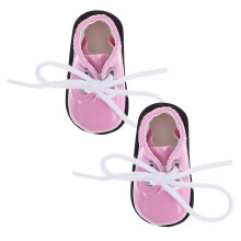 2Paren Paar Kwaliteit Roze Miniatuur Schoentjes Voor En Decor
