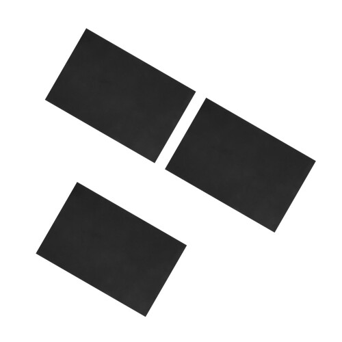3Pcs Black Drawing Desk Pad Calligraphy Mat Practical Writing Felt 2