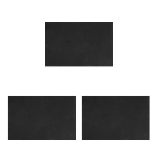 3Pcs Black Drawing Desk Pad Calligraphy Mat Practical Writing Felt 1
