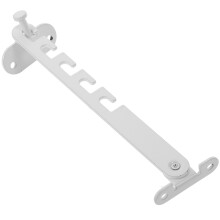 5Sets Home Window Opening Restrictors White Carbon Steel Safety Locks