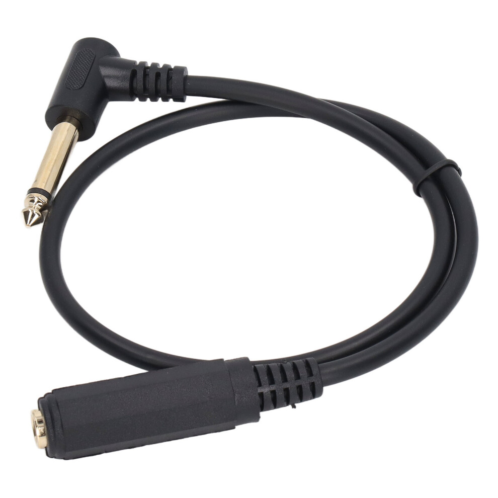Right Angle 6.35Mm Mono Audio Cable 0.5M Male To Female Extension Cable 3651373676223