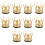 10St Rhinestone Kroon Voor Helm Motorfietshelm 9