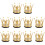 10St Rhinestone Kroon Voor Helm Motorfietshelm 8