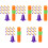 100Pcs Plastic Crayon Extender Assorted Color Durable Pencil Holder 5