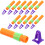 100Pcs Plastic Crayon Extender Assorted Color Durable Pencil Holder 3