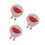 3St Golf Marker Clip Hoed Clips Zinklegering Mode Lippen Stijl 5