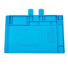 BestäNdige Silikon-LöTmatte, Antistatisch, Magnetisch, Elektronische Reparatur-Arbeitsmatte für Werkbank, Handy-Laptop-Reparatur