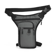 Motorcycle Leg Bag PU Leather Thigh Waist Pack for Men Adjustable Hands Riding Storage