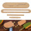 Leather Wallet DIY Kit 4Pcs Short Pattern Tool Key Case Craft AAB‑319 13