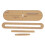 Leather Wallet DIY Kit 4Pcs Short Pattern Tool Key Case Craft AAB‑319 2
