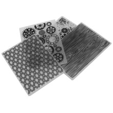4Pcs Plastic Embossing Template for DIY Card Making and Scrapbooking
