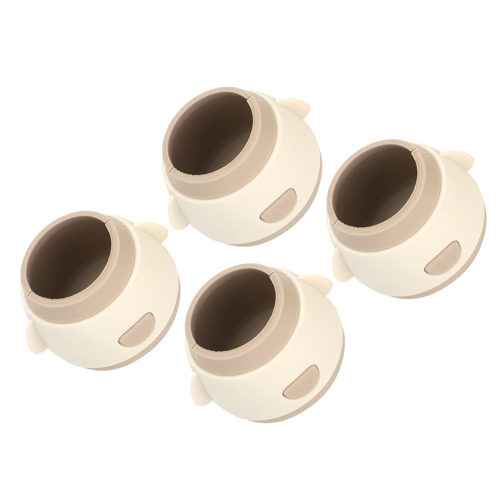 Silicone Table & Chair Leg Protectors Antislip Noise White 3.1Cmx5cm 9371377852921
