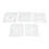 23-teiliges Set DIY Quilting Vorlage 12 cm x 12 cm 7