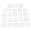 23-teiliges Set DIY Quilting Vorlage 12 cm x 12 cm 2