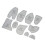 Memory Bear Vorlage Lineal Set Acryl Memory Bear 6