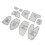 Memory Bear Vorlage Lineal Set Acryl Memory Bear 3