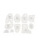Memory Bear Vorlage Lineal Set Acryl Memory Bear 8