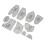 Memory Bear Vorlage Lineal Set Acryl Memory Bear 10