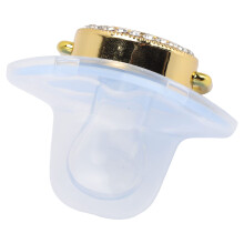 Baby Pacifier Luxury Pacifier Little Prince Rhinestone (Gold Blue)