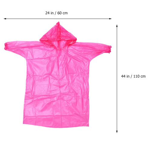 12Pz Impermeabili Poncho Cappuccio Esterni 1