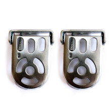 Bicycle Rear Pedals Folding Foot Rest Durable Anti Rust Bicycle Back Seat Foot Pegs Foldable Design For Kids And Passengers With Strong Bearing Force