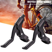 Bike Brake Lever Universal Mountain Bike Replacement Lightweight Aluminum Alloy Handle Compatible For All Bicycle Types, Quality Material Ergonomic De