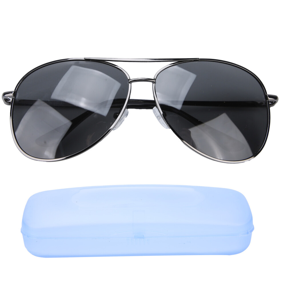 Polarized Lenses Sunglasses, UV400 Protection with Adjustable Nose Pads, Unisex Aviator Sunglasses for Men and Women, Bifocal Reading Sunglasses with