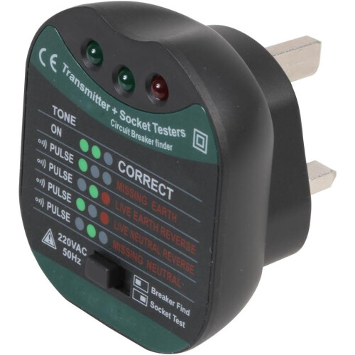 D03051 Circuit Finder and Socket Tester ,Black 2