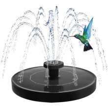 Solar Fountain Pump – 1.2W Floating Solar Water Fountain with 6 Nozzles, 30–40cm Spray Height