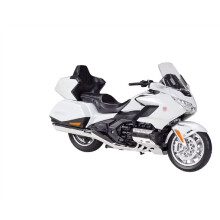 1/12 Motorcycle Bicycle DieCast Model For Kids Gifts Adult Collection For Gold Wing White