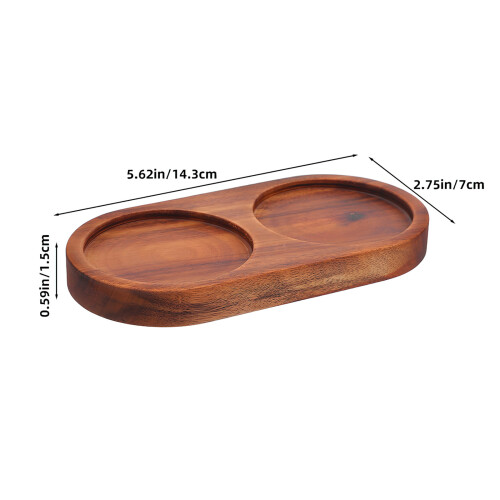 2Pcs Suporte Madeira Para Moedor De Pimenta E Sal 2