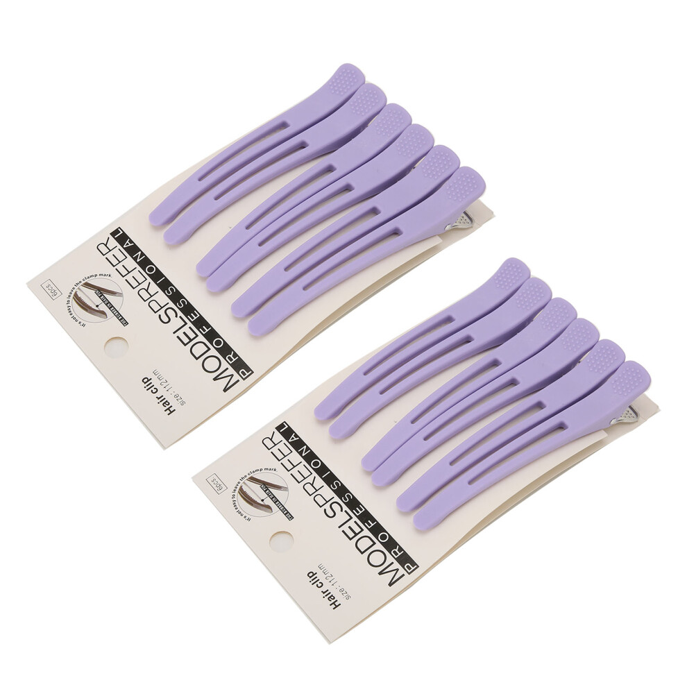 Unisex No Crease Duck Billed Clips, Versatile Styling Tools For Salon And Home Use